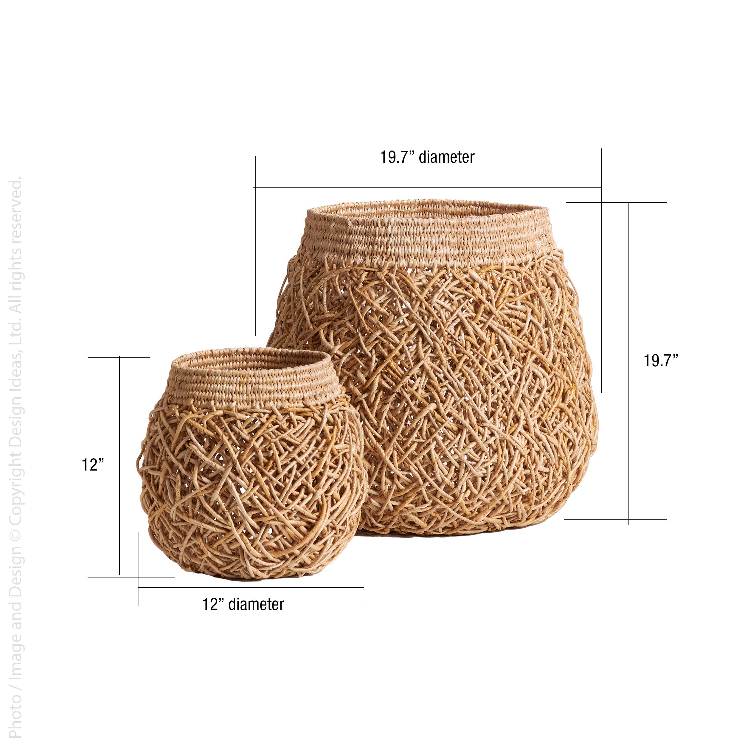 Alfano Baskets, Set of 2