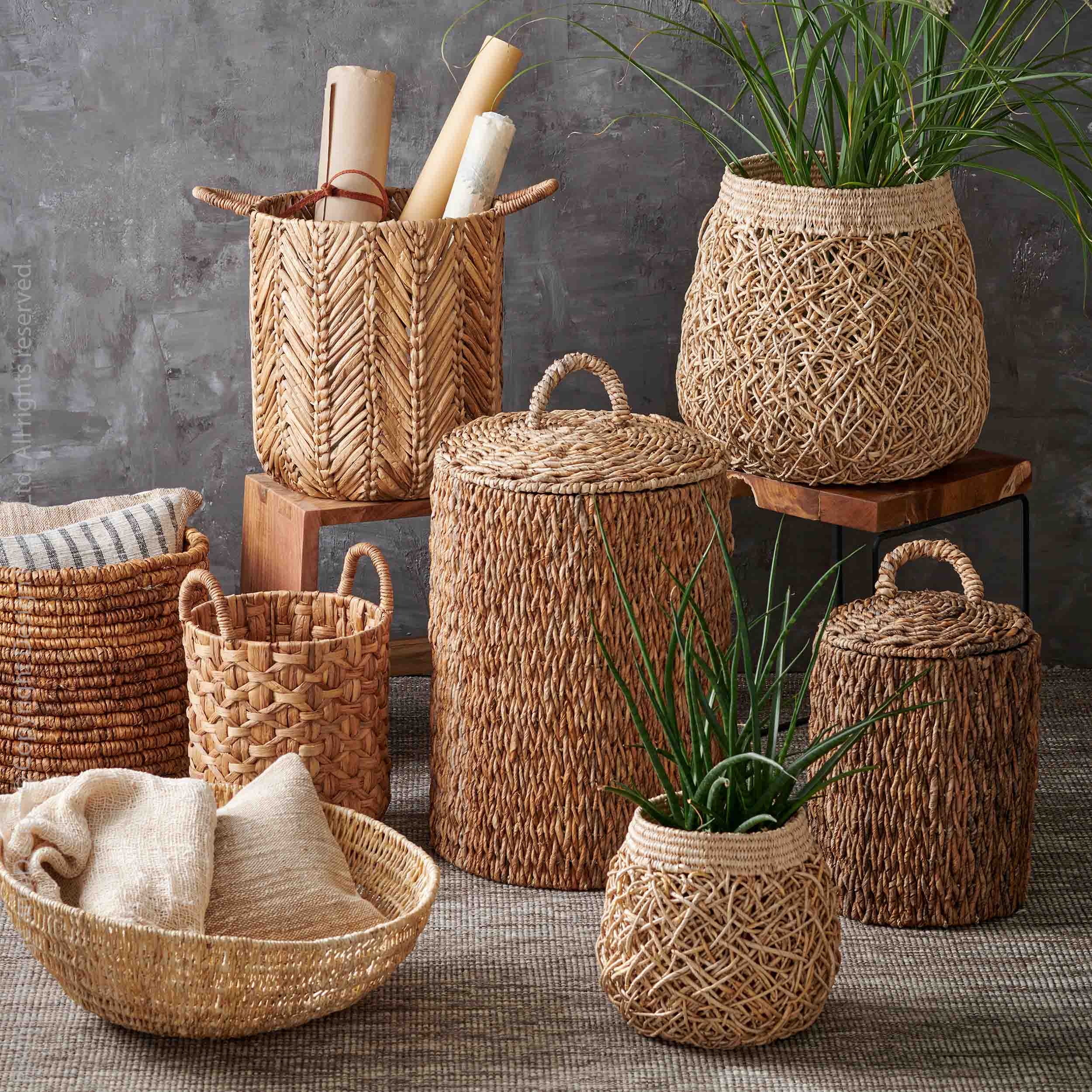 Alfano Baskets, Set of 2