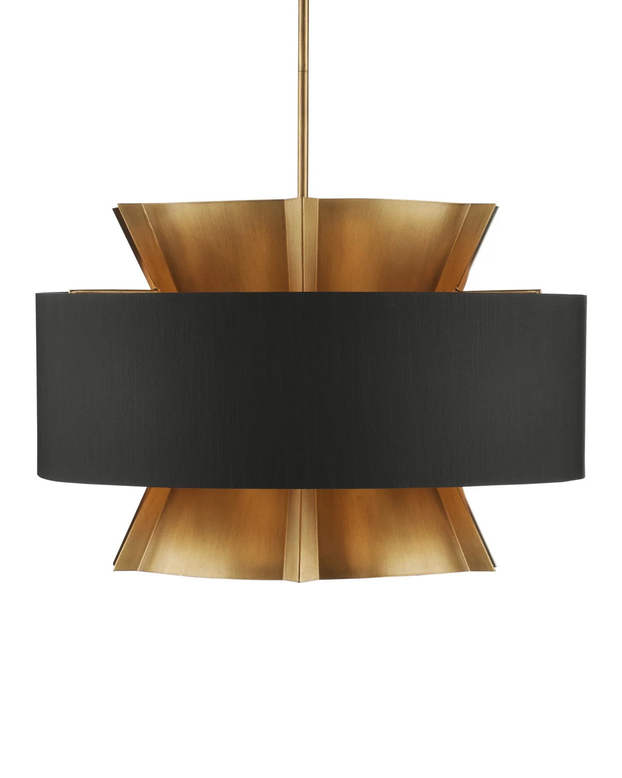 Oxenwood Brass & Black Chandelier