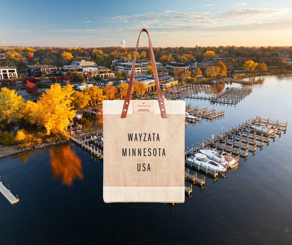 *Pre-Sale* Timber & Tulip x Apolis Market Tote – Wayzata, MN Edition