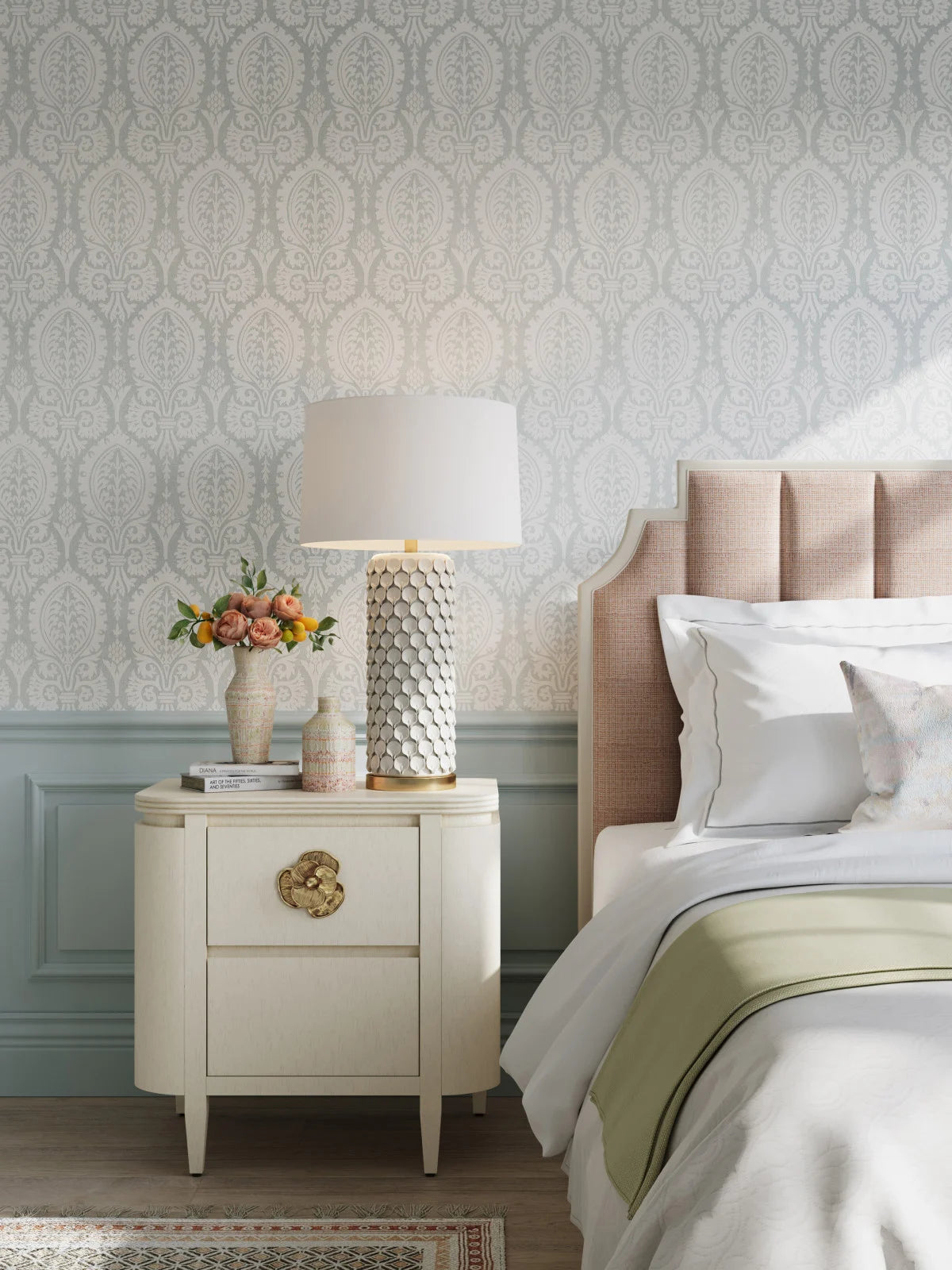 Calla Lily White Table Lamp