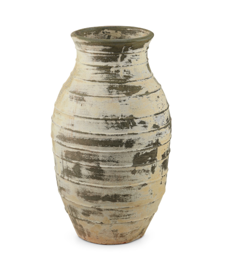 Ragusa Large Antique White Urn