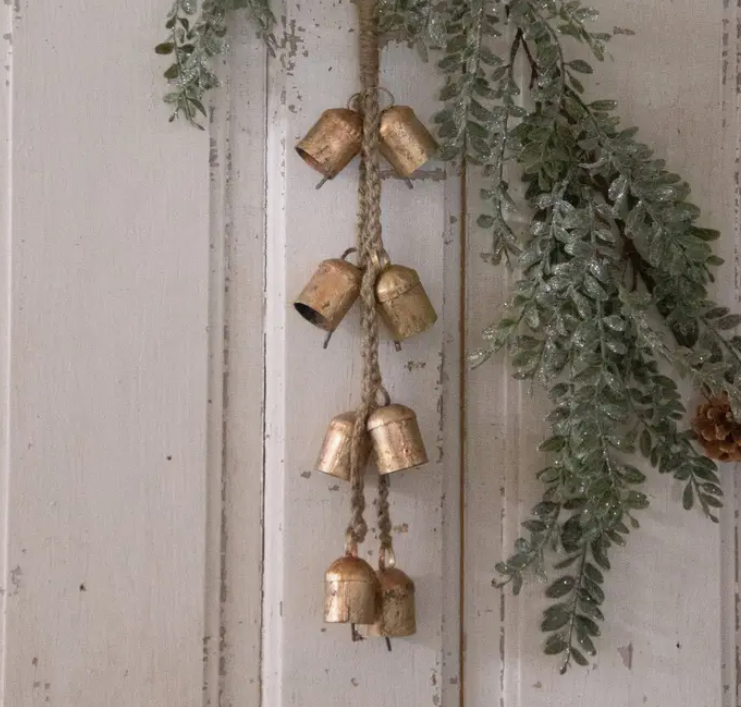 Mini Hanging Brass Bells Small