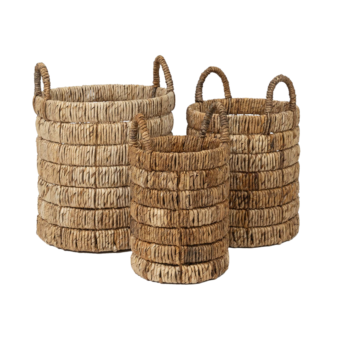 Palmetto Baskets, Set of 3