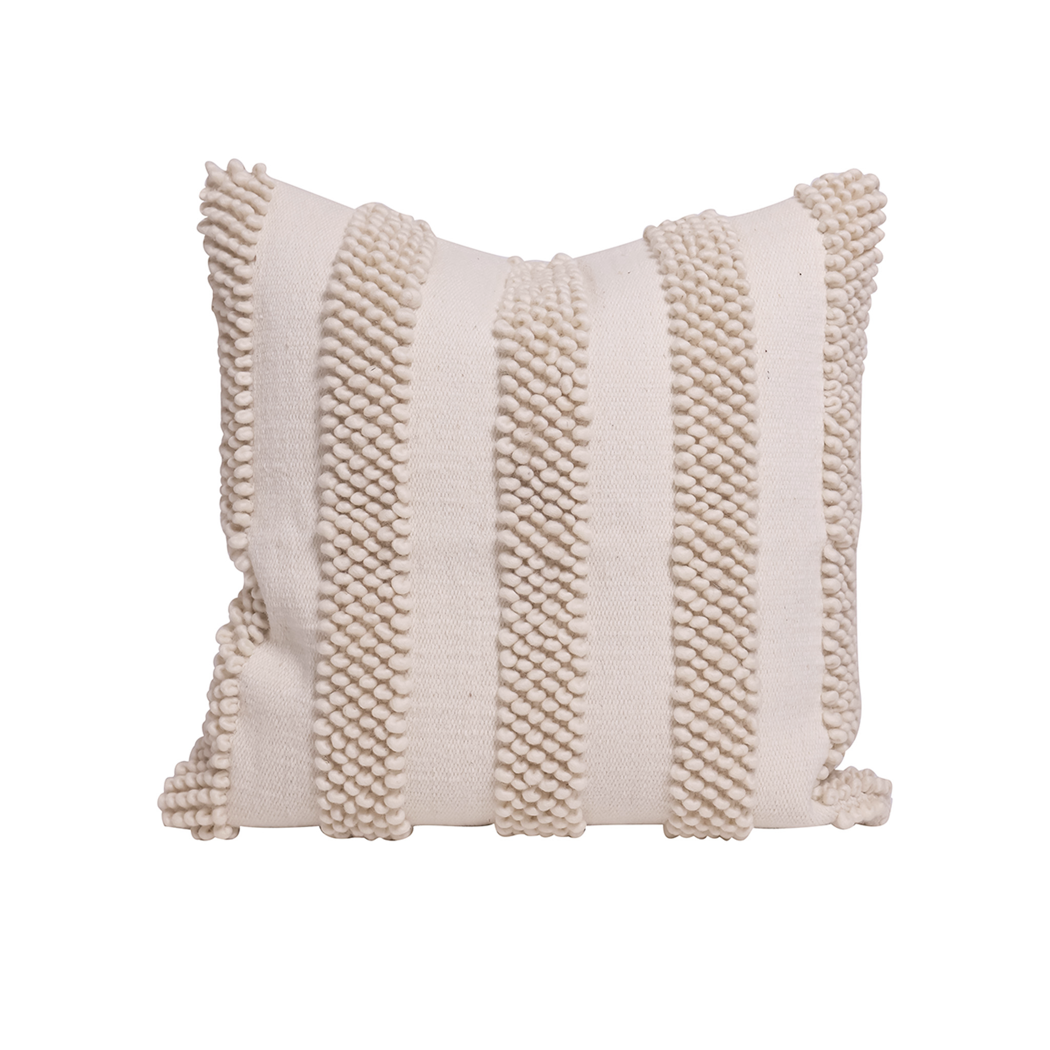 Wooly Stripes Throw Pillow