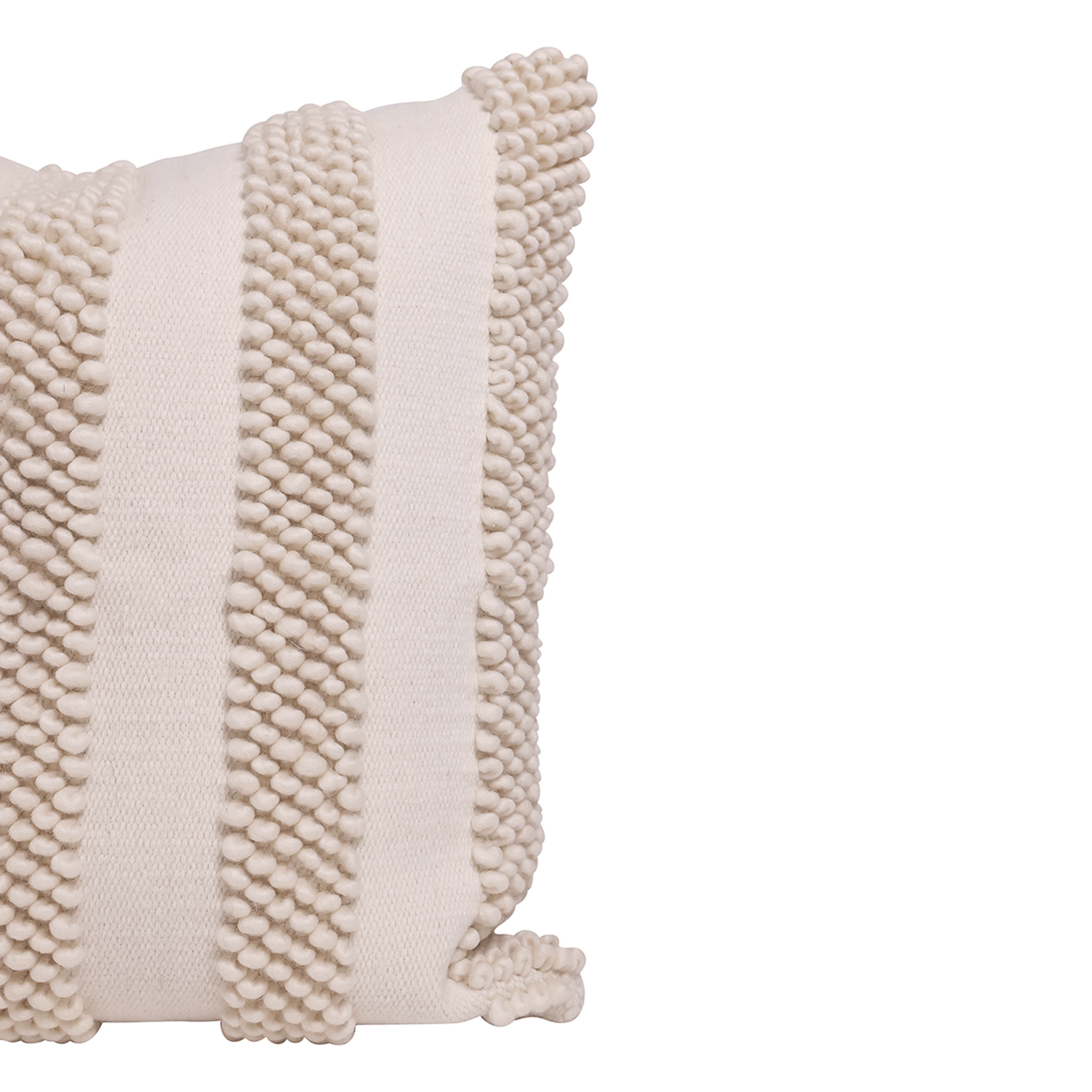 Wooly Stripes Throw Pillow