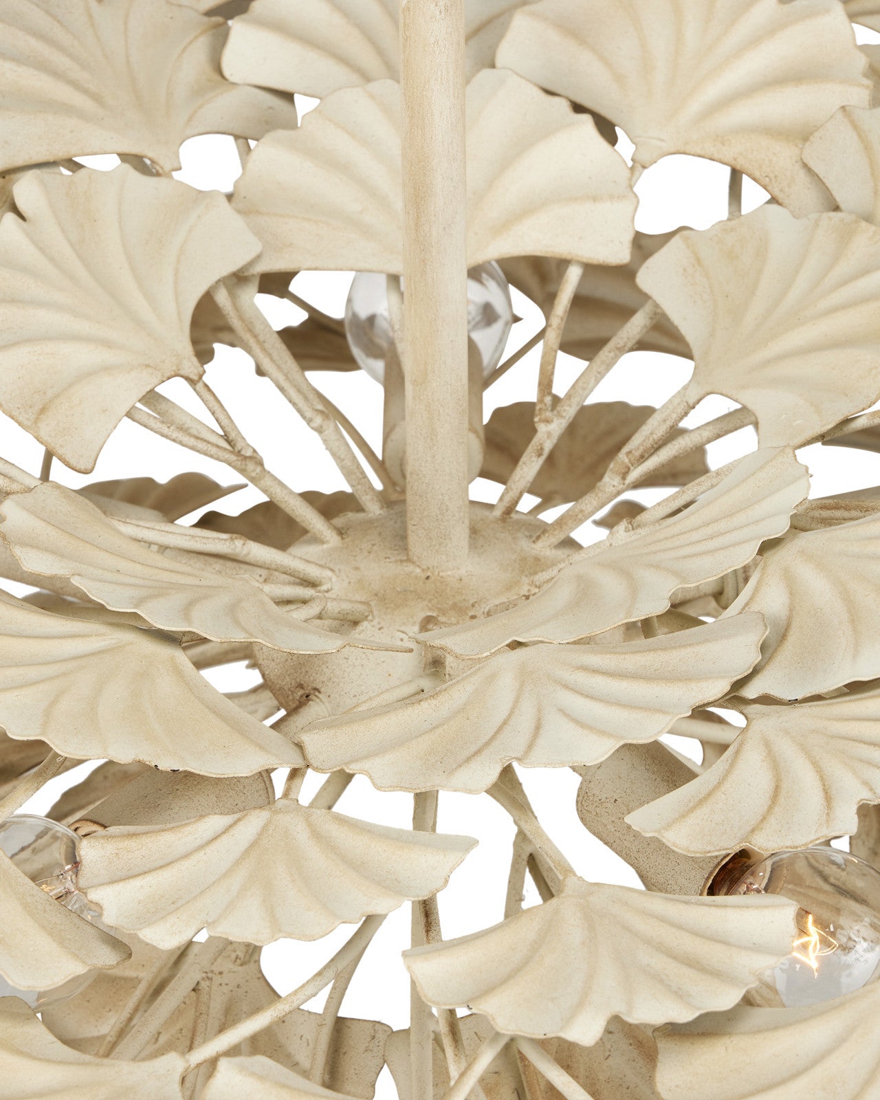 Maidenhair Cream Semi-Flush Mount