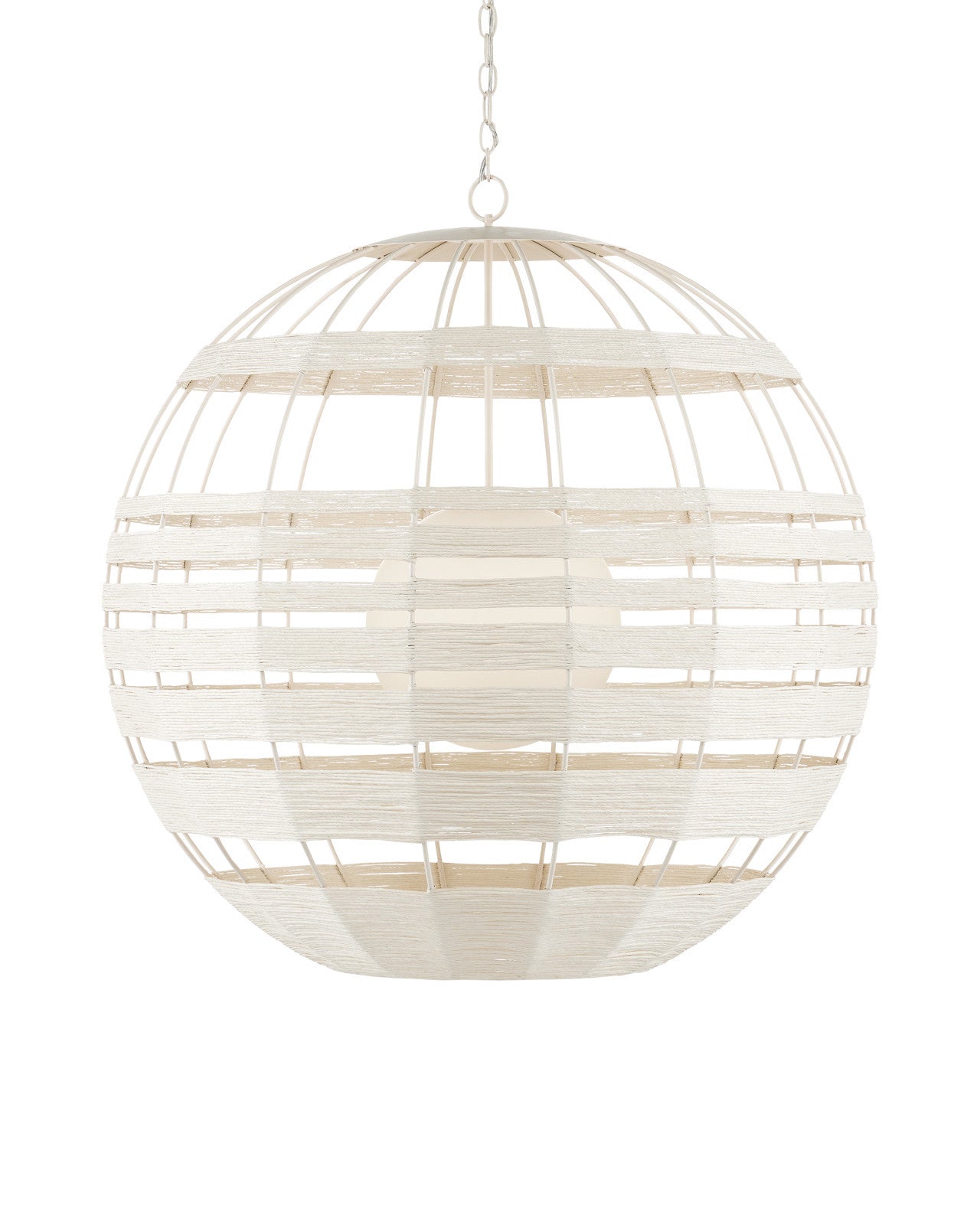 Lapsley White Orb Chandelier