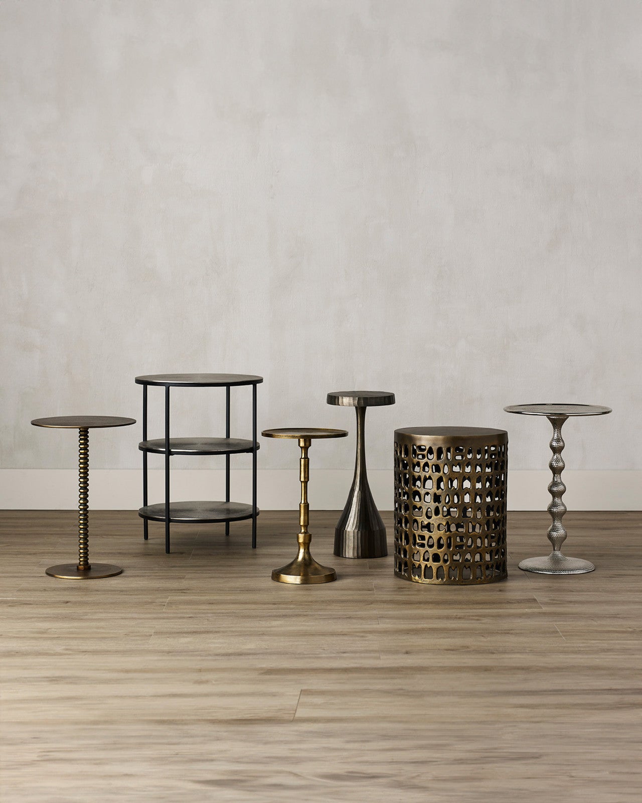 Dasari Brass Accent Table