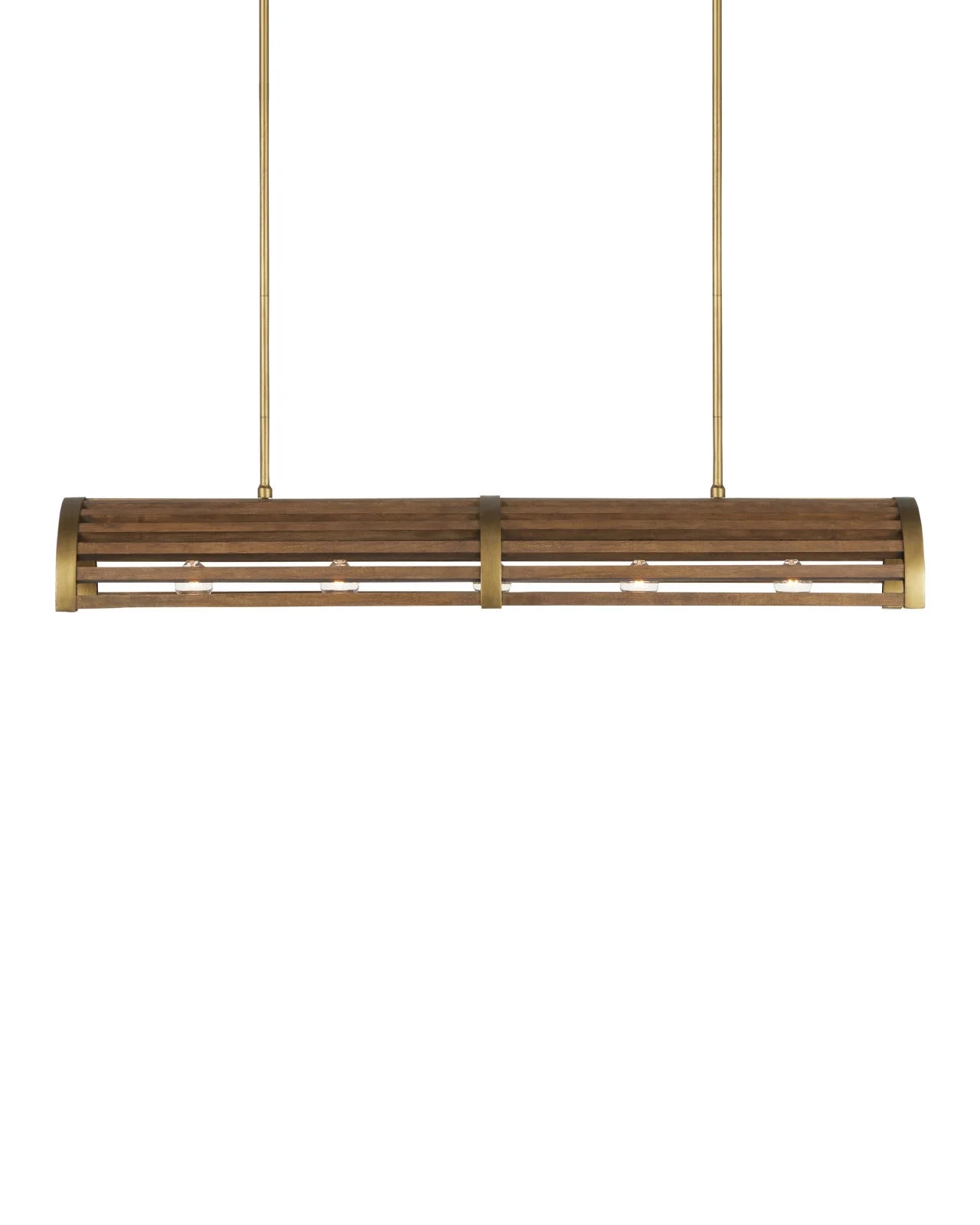 Woodbine Chestnut Rectangular Chandelier